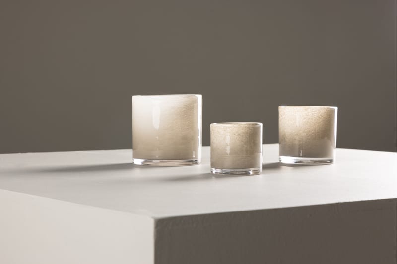 Glora Ljuslykta 8x8 cm - Beige - Inredning & dekor - Ljus & dofter - Ljusstake & kandelaber - Ljuslykta