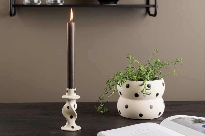 Glory Ljusstake 6x12 cm - Vit - Inredning & dekor - Ljus & dofter - Ljusstake & kandelaber - Kandelaber bord