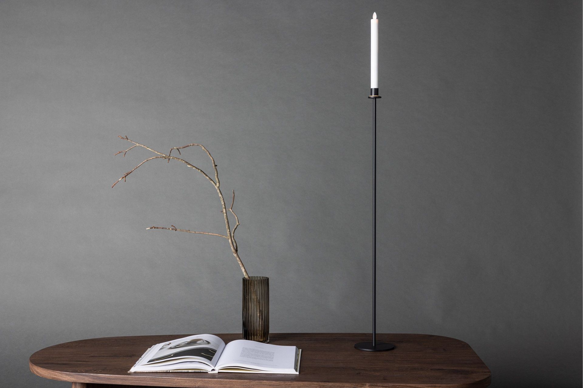 Högehall Ljusstake 102 cm - Svart