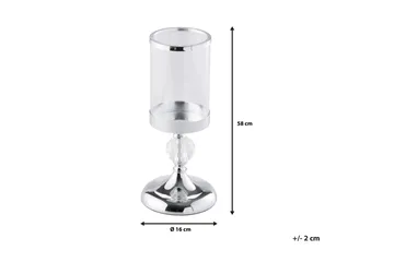 Cotui Ljusstake 41 cm - Silver - Inredning & dekor - Ljus & dofter - Ljusstake & kandelaber - Kandelaber bord