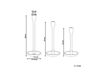 Ljusstakar Liwung set om 3 - Inredning & dekor - Ljus & dofter - Ljusstake & kandelaber - Kandelaber bord
