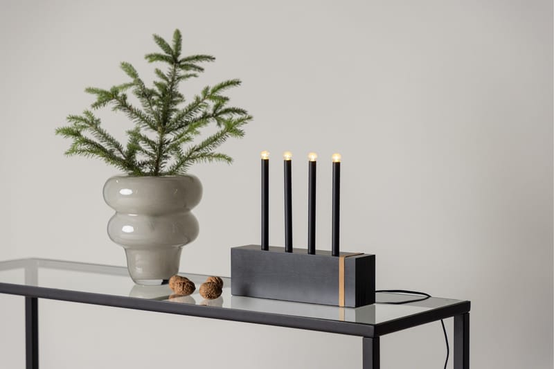 Ljusstake & kandelaber för bord Venture Home Fjällberget Ljusstake Black - Inredning & dekor - Ljus & dofter - Ljusstake & kandelaber - Kandelaber bord