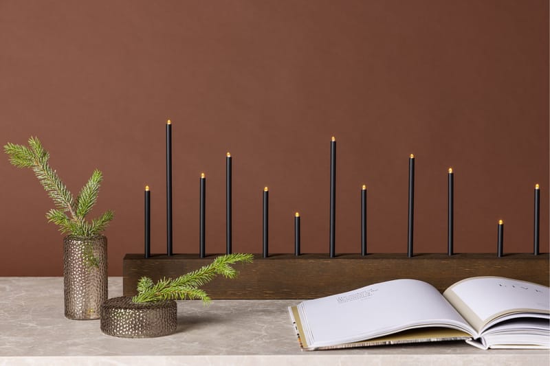 Ljusstake & kandelaber för bord Venture Home Kungsberget Ljusstake Walnut - Inredning & dekor - Ljus & dofter - Ljusstake & kandelaber - Kandelaber bord