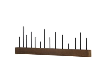 Ljusstake & kandelaber för bord Venture Home Kungsberget Ljusstake Walnut - Inredning & dekor - Ljus & dofter - Ljusstake & kandelaber - Kandelaber bord