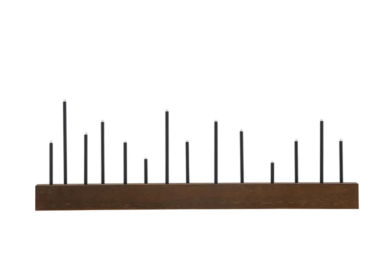 Ljusstake & kandelaber för bord Venture Home Kungsberget Ljusstake Walnut