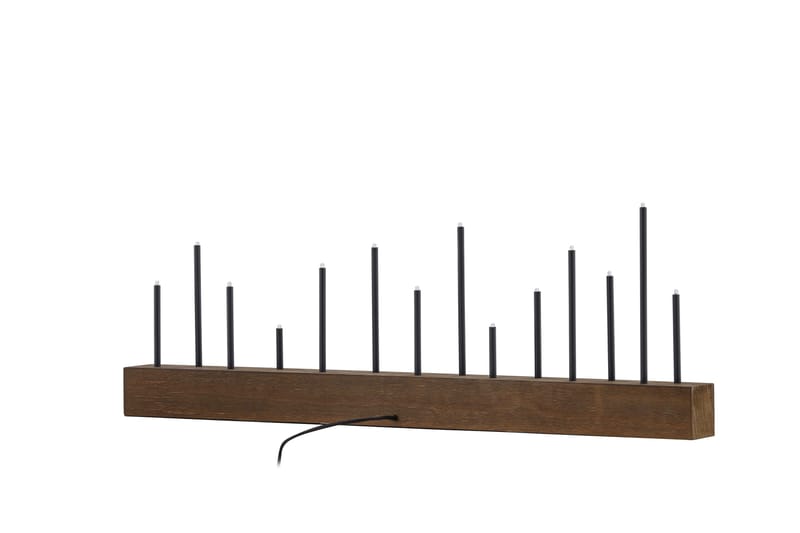 Ljusstake & kandelaber för bord Venture Home Kungsberget Ljusstake Walnut - Inredning & dekor - Ljus & dofter - Ljusstake & kandelaber - Kandelaber bord