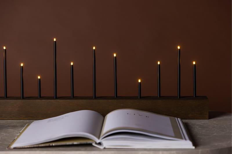 Ljusstake & kandelaber för bord Venture Home Kungsberget Ljusstake Walnut - Inredning & dekor - Ljus & dofter - Ljusstake & kandelaber - Kandelaber bord