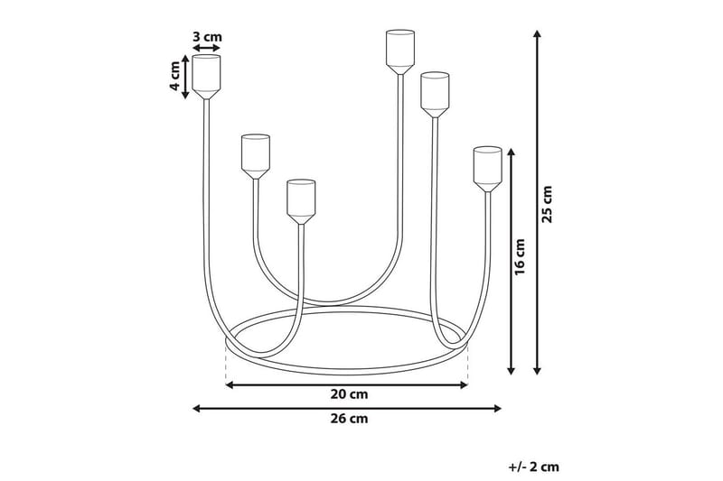Ljusstake Panay - Inredning & dekor - Ljus & dofter - Ljusstake & kandelaber - Kandelaber bord