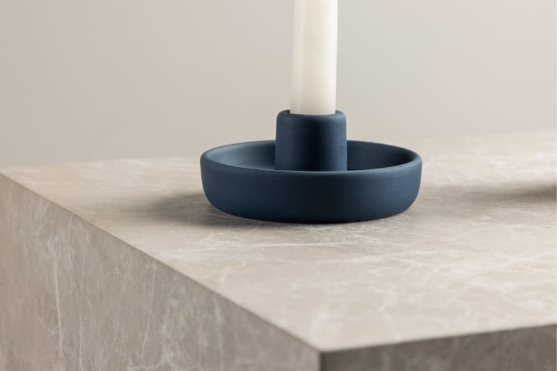 Otis Ljusstake 11x5 cm - Mörkblå - Inredning & dekor - Ljus & dofter - Ljusstake & kandelaber - Kandelaber bord