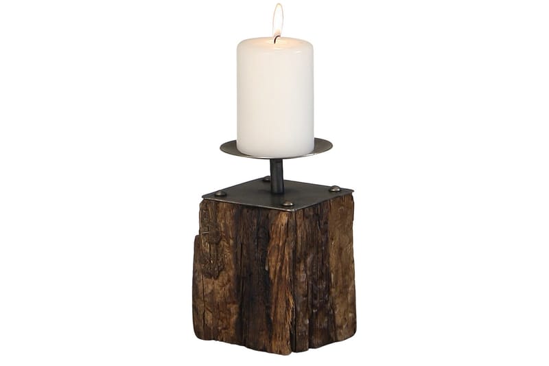 RECYCLED Ljusstake Brun - Dekor & inredningsdetaljer - Kandelaber bord