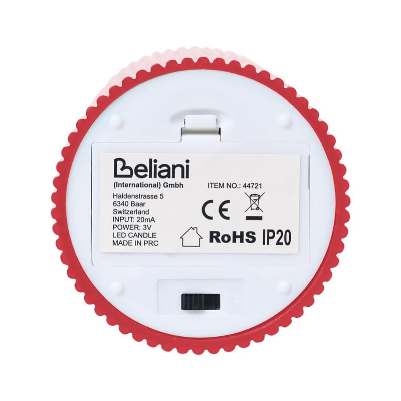 LED-ljus Noisette Set med 6 - Röd - Inredning & dekor - Ljus & dofter - Stearinljus - Kronljus & antikljus