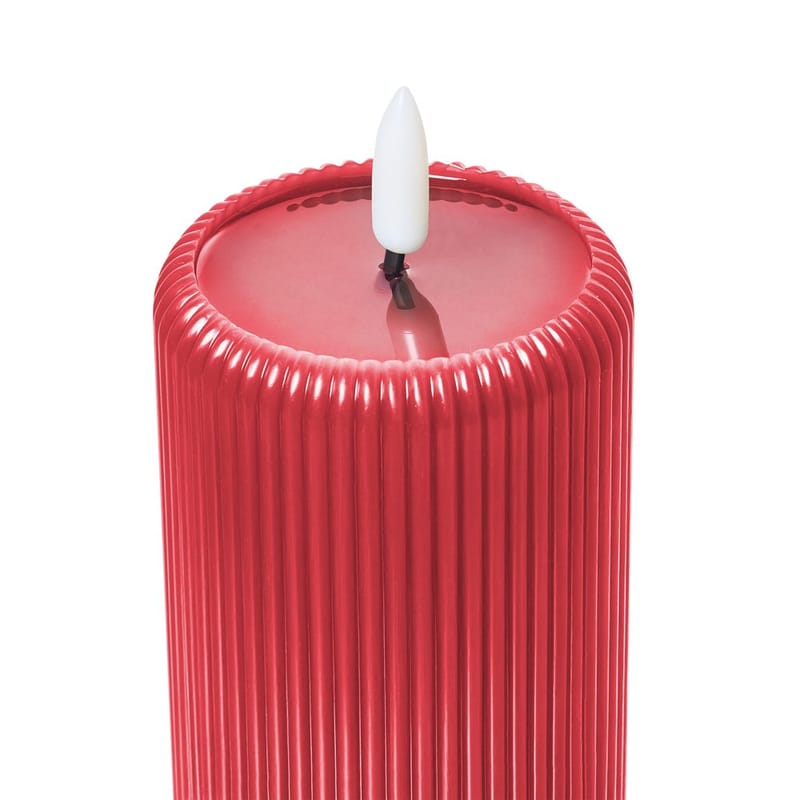 LED-ljus Noisette Set med 6 - Röd - Inredning & dekor - Ljus & dofter - Stearinljus - Kronljus & antikljus