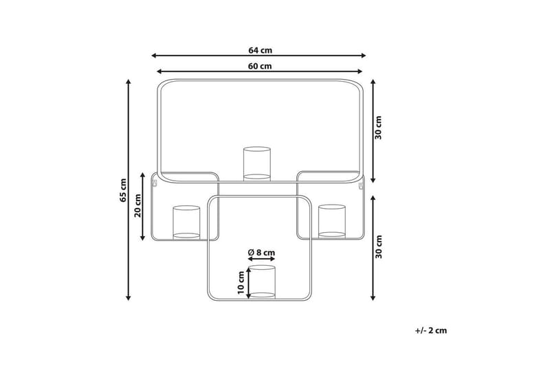 Väggljusstake Palawan - Inredning & dekor - Ljus & dofter - Ljushållare & ljusfat