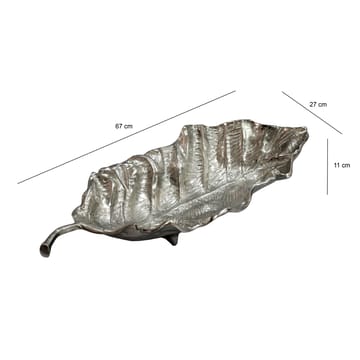 Morena Dekorationsskål 67 cm - silverfärgad - Inredning & dekor - Dekor & inredningsdetaljer