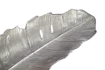 Navora Dekorationsskål Blad i aluminium - Silver - Inredning & dekor - Dekor & inredningsdetaljer