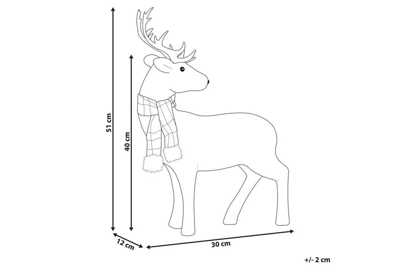 Prydnadsfigur Mustola 30x12x51 cm - 30x12x51 cm - Inredning & dekor - Dekor & inredningsdetaljer