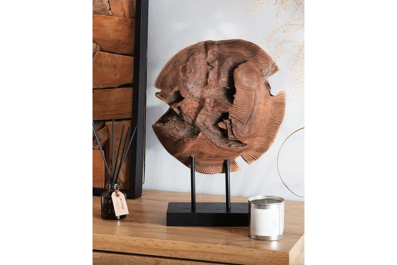 Prydnadsfigur Plaice Fish - Inredning & dekor - Dekor & inredningsdetaljer