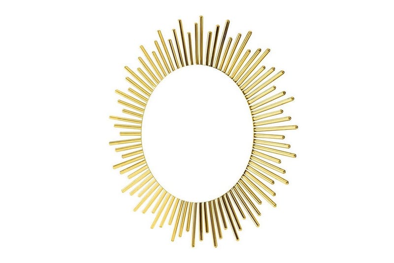 AIRIS Spegel 90 cm Rund Guld - Väggspegel