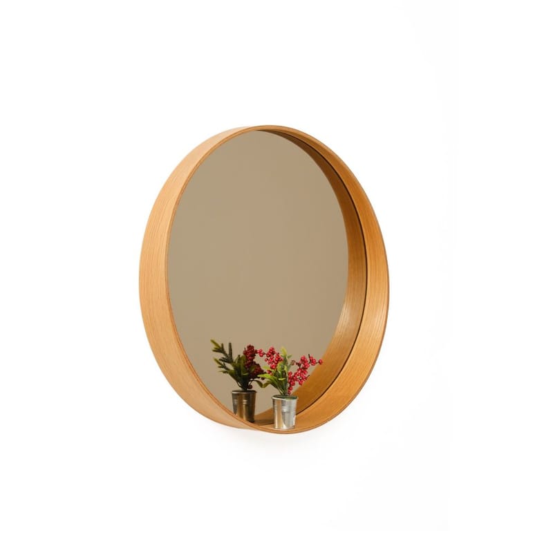 Aldrosin Vägghängd Spegel Rund 60 cm - Vit - Inredning & dekor - Speglar - Väggspegel