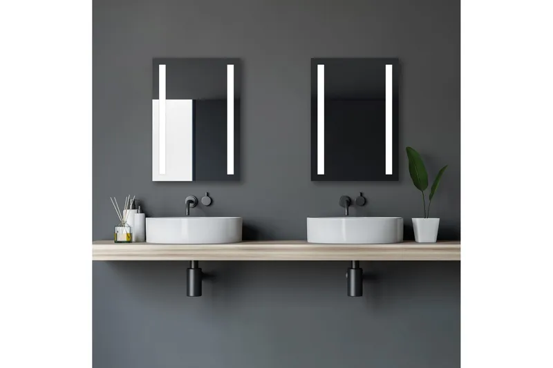 Allejaure Badrumsspegel 50x70 cm LED-belysning - Inredning & dekor - Speglar - Badrumsspegel