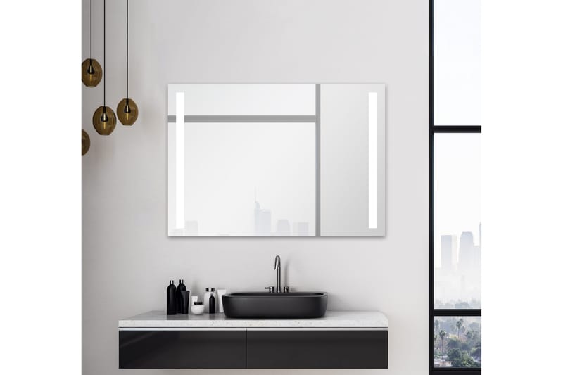Allejaure Spegel 140x70 cm - Silver - Inredning & dekor - Speglar - Badrumsspegel