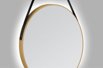 Allejaure Spegel 80 cm Rund - Guld - Inredning & dekor - Speglar - Badrumsspegel