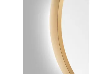 Allejaure Spegel 80 cm Rund - Guld - Inredning & dekor - Speglar - Badrumsspegel