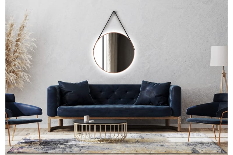 Allejaure Spegel 80 cm Rund - Koppar - Inredning & dekor - Speglar - Badrumsspegel