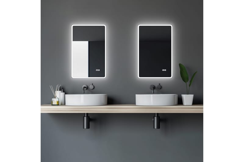 Aspsele Badrumsspegel 45x70 cm LED-belysning - Inredning & dekor - Speglar - Badrumsspegel