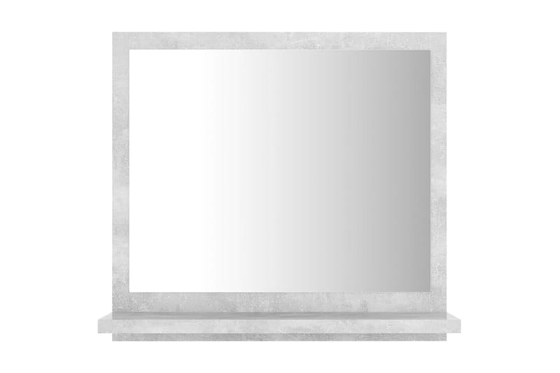 Badrumsspegel betonggrå 40x10,5x37 cm spånskiva - Grå - Inredning & dekor - Speglar - Badrumsspegel