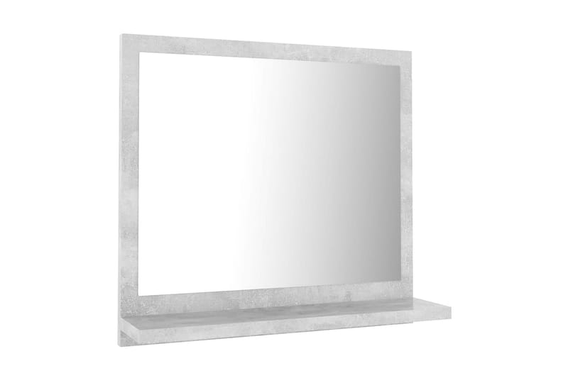 Badrumsspegel betonggrå 40x10,5x37 cm spånskiva - Grå - Inredning & dekor - Speglar - Badrumsspegel
