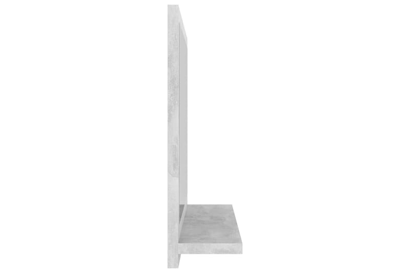 Badrumsspegel betonggrå 40x10,5x37 cm spånskiva - Grå - Inredning & dekor - Speglar - Badrumsspegel
