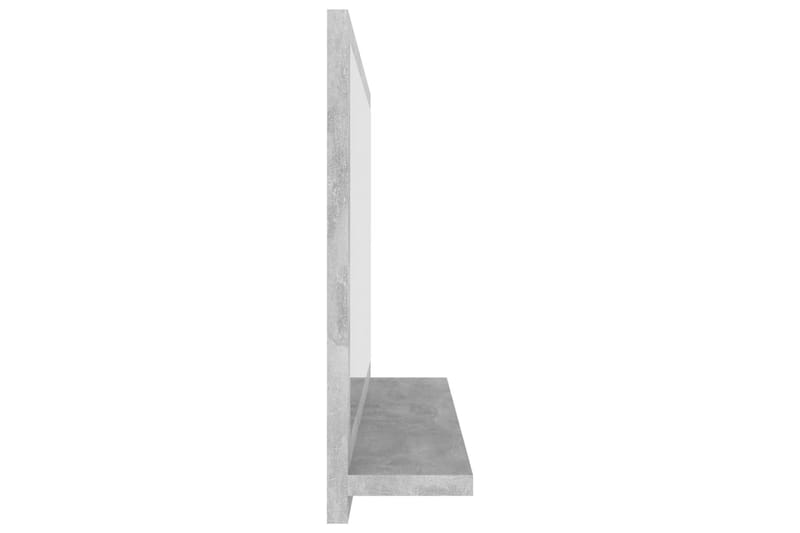 Badrumsspegel betonggrå 60x10,5x37 cm spånskiva - Grå - Inredning & dekor - Speglar - Badrumsspegel