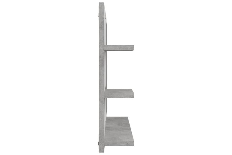 Badrumsspegel betonggrå 60x10,5x45 cm spånskiva - Grå - Inredning & dekor - Speglar - Badrumsspegel
