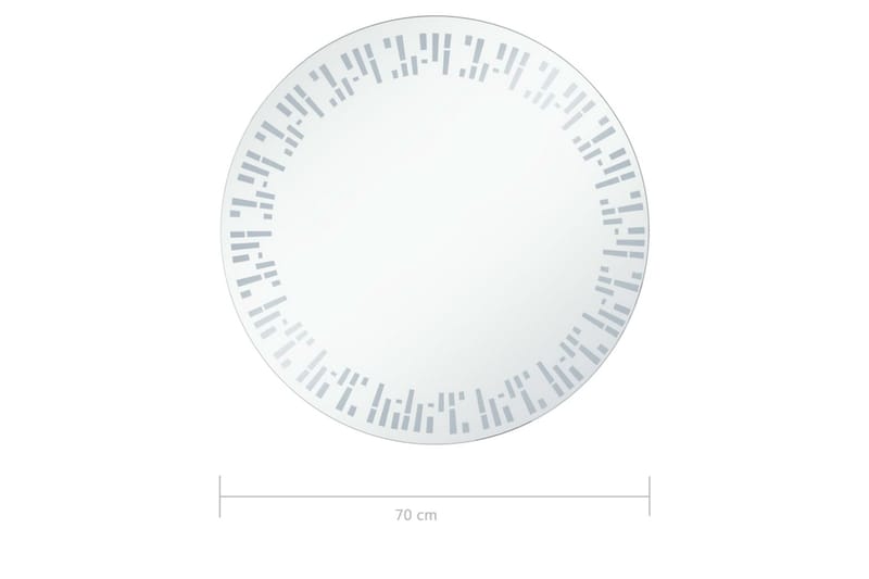 Badrumsspegel LED 70 cm - Silver - Inredning & dekor - Speglar - Badrumsspegel