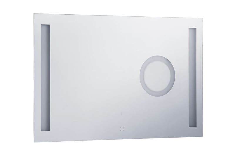 Badrumsspegel LED med touch-sensor 100x60 cm - Silver - Badrumsspegel - Badrumsspegel med belysning