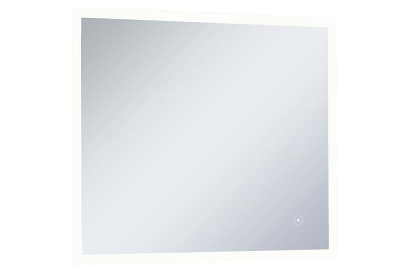 Badrumsspegel LED med touch-sensor 60x50 cm - Silver - Inredning & dekor - Speglar - Badrumsspegel