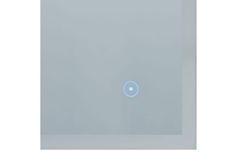 Badrumsspegel LED med touch-sensor 60x50 cm - Silver - Inredning & dekor - Speglar - Badrumsspegel