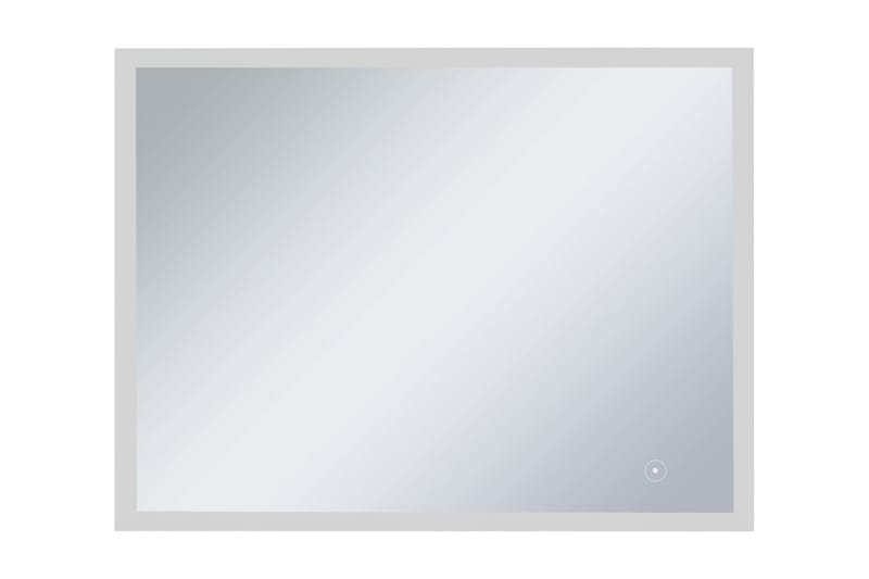Badrumsspegel LED med touch-sensor 80x60 cm - Silver - Inredning & dekor - Speglar - Badrumsspegel