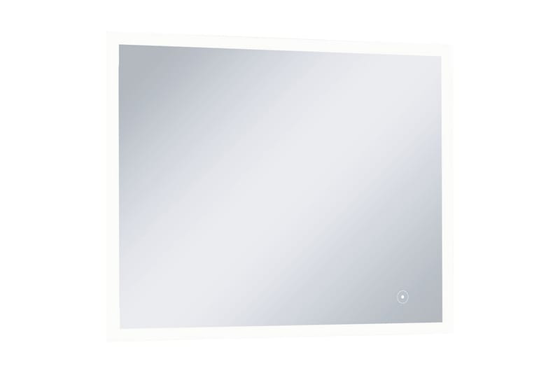 Badrumsspegel LED med touch-sensor 80x60 cm - Silver - Inredning & dekor - Speglar - Badrumsspegel
