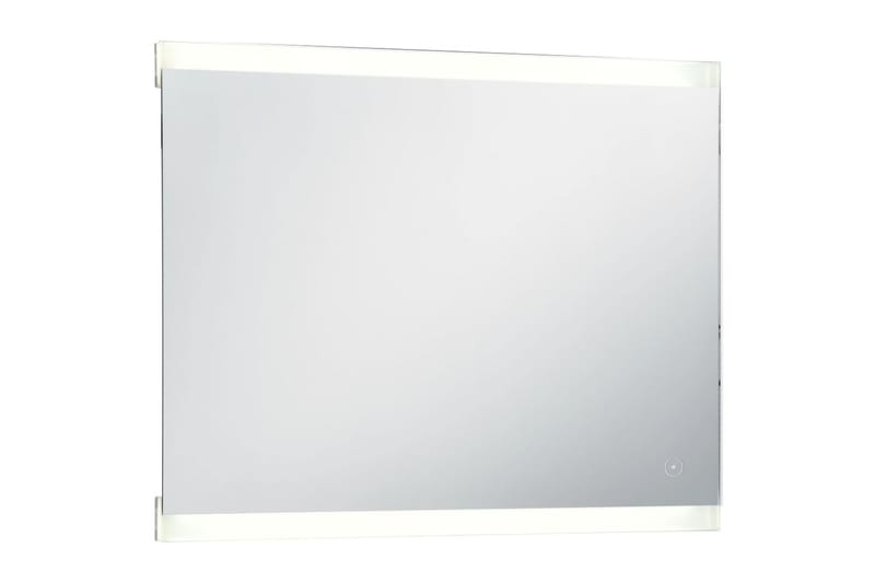 Badrumsspegel LED med touch-sensor 80x60 cm - Silver - Inredning & dekor - Speglar - Badrumsspegel