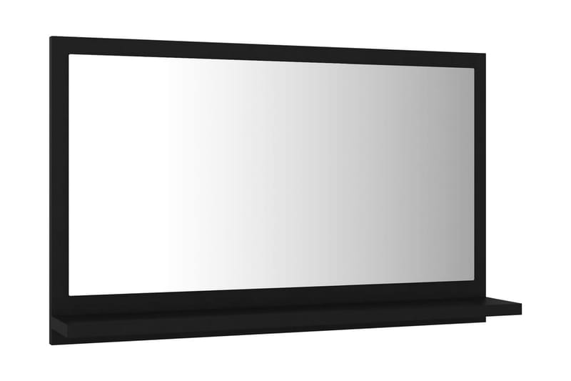 Badrumsspegel svart 60x10,5x37 cm spånskiva - Svart - Inredning & dekor - Speglar - Badrumsspegel