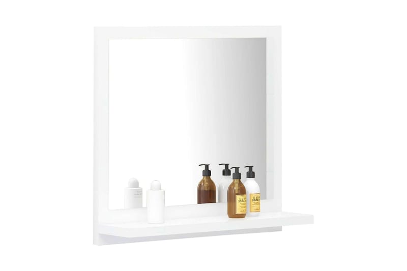 Badrumsspegel vit 40x10,5x37 cm spånskiva - Vit - Inredning & dekor - Speglar - Badrumsspegel