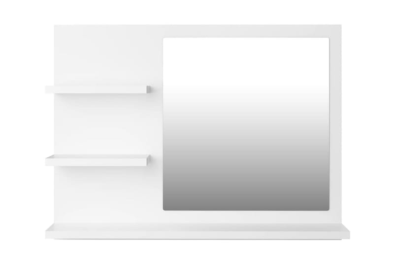 Badrumsspegel vit 60x10,5x45 cm spånskiva - Vit - Badrumsspegel