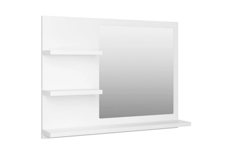 Badrumsspegel vit 60x10,5x45 cm spånskiva - Vit - Inredning & dekor - Speglar - Badrumsspegel