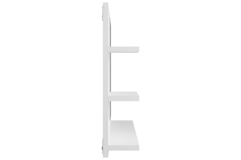 Badrumsspegel vit högglans 60x10,5x45 cm spånskiva - Vit - Inredning & dekor - Speglar - Badrumsspegel
