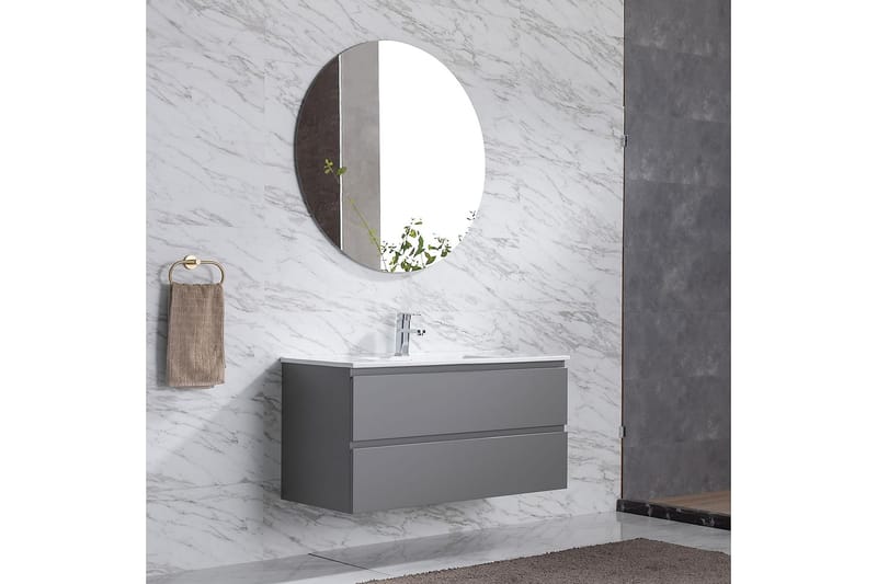 BATHLIFE ROA Spegel 900 Grå - Inredning & dekor - Speglar - Badrumsspegel