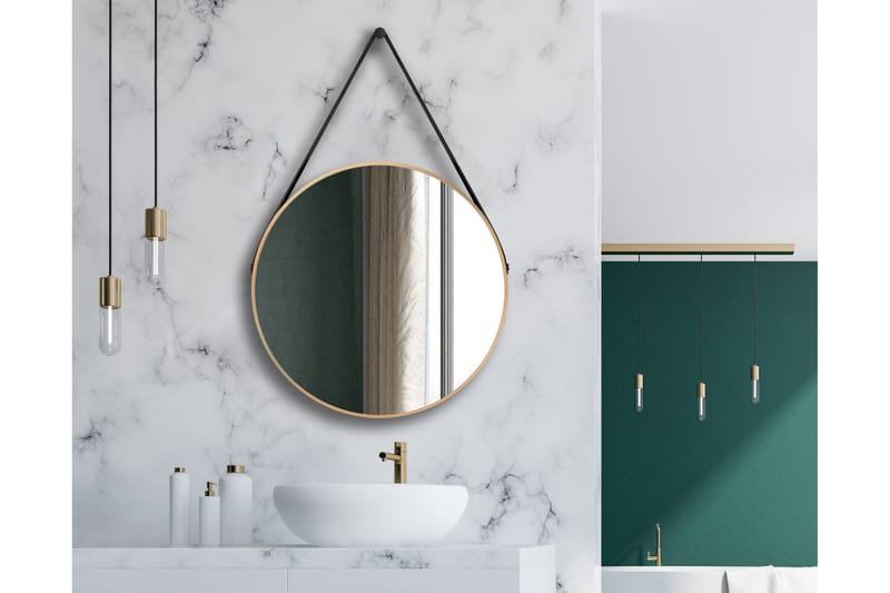 BOTTANE Spegel 80 cm Rund - Inredning & dekor - Speglar - Badrumsspegel