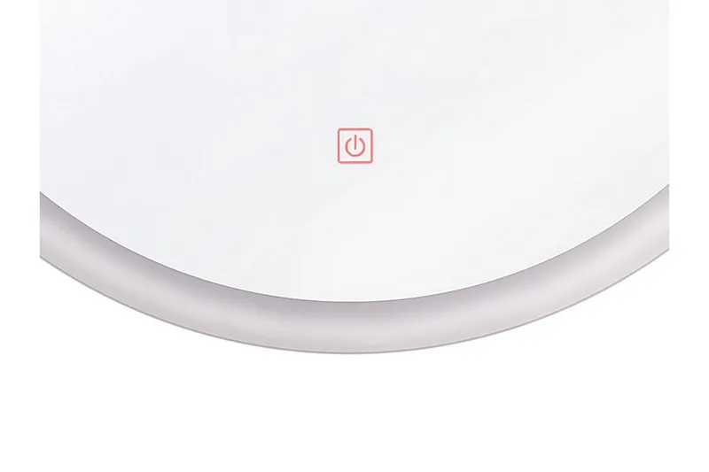 Cutberto Spegel LED-belysning - Silver - Inredning & dekor - Speglar - Badrumsspegel