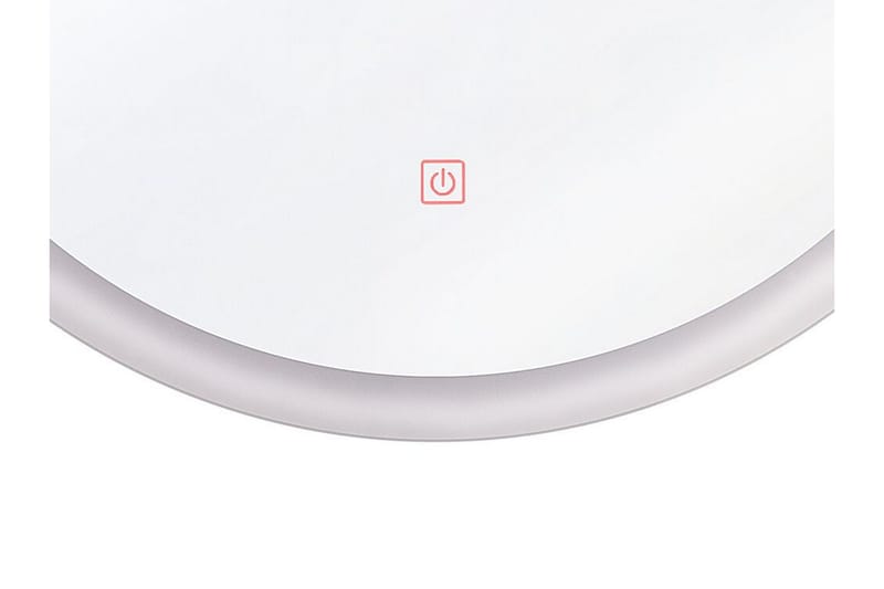 Cutberto Spegel LED-belysning - Silver - Inredning & dekor - Speglar - Badrumsspegel